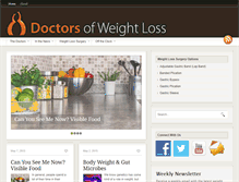 Tablet Screenshot of doctorsofweightloss.com